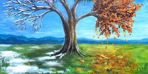 Join Brush Party to paint "Four Seasons" - Abingdon