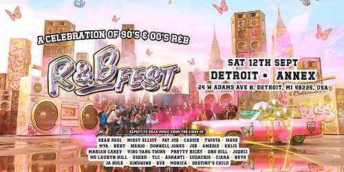 R&B Fest Is Coming To Detroit!