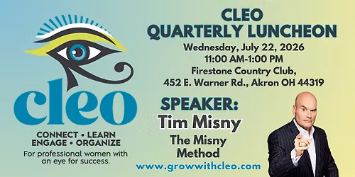 CLEO Quarterly Luncheon - July 2026