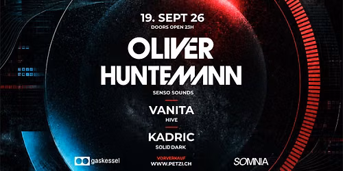 Somnia w\/ Oliver Huntemann (DE) Vanita, Kadric