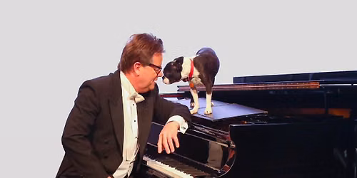 Todd Oliver and Irving the Talking Dog