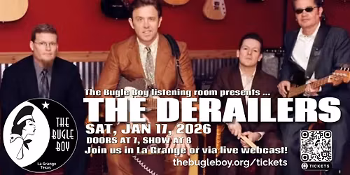 The Derailers at the Bugle Boy!