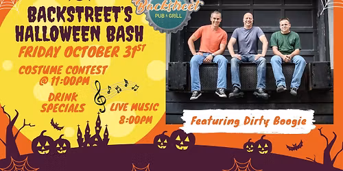 Backstreet Pub Halloween Bash -Dirty Boogie