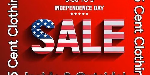 ALL DAY INSIDE & OUTSIDE 25 CENT CLOTHING!