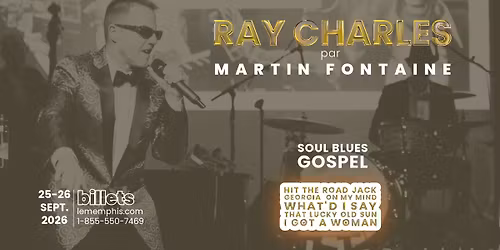 RAY CHARLES par MARTIN FONTAINE