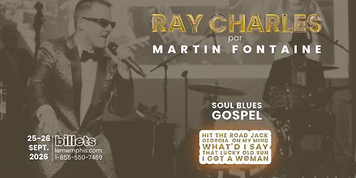 RAY CHARLES par MARTIN FONTAINE