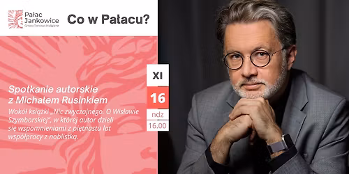 Spotkanie autorskie z Micha\u0142em Rusinkiem