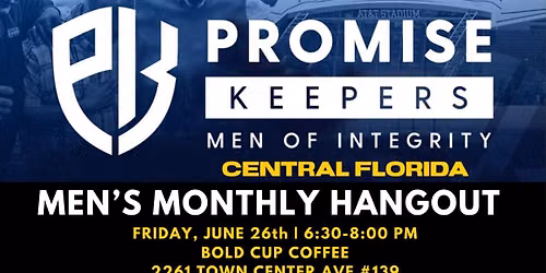 MEN'S MONTHLY HANGOUT 