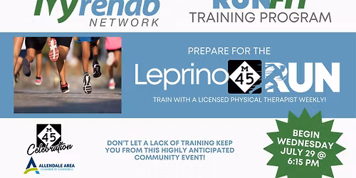RUNFIT with Ivy Rehab - Leprino M45 Run Training Program