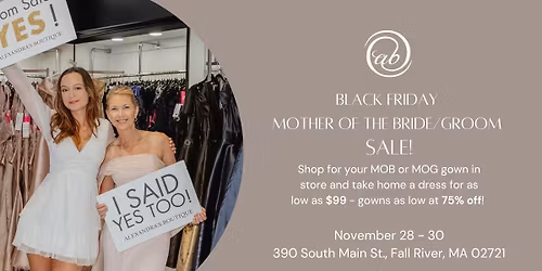 Black Friday Mother of the Bride\/Groom Sample Sale