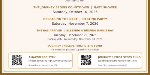 Journey to Her - Save The Dates (Event #1)