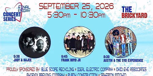 September Final Friday Concert