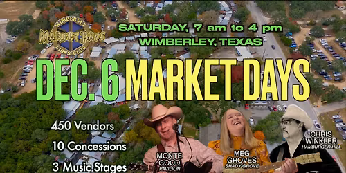 Wimberley Market Day - December 2025