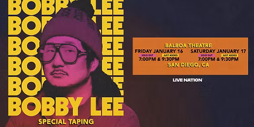 Bobby Lee: LIVE