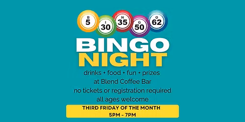 BINGO NIGHT at Blend Coffee Bar