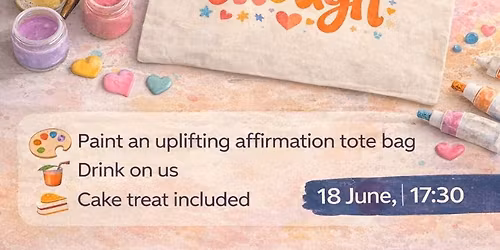 Affirmation Tote Bag Painting