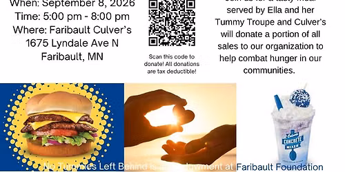 Make Your Meal Matter Event at Faribault Culver\u2019s