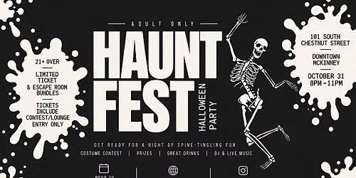 The Cipher After Dark:Halloween Party & Costume Contest | Downtown McKinney