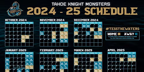 Wichita Thunder at Tahoe Knight Monsters