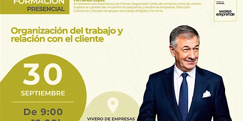 FORMACI\u00d3N PRESENCIAL I Organizaci\u00f3n del trabajo y relaci\u00f3n con el cliente.