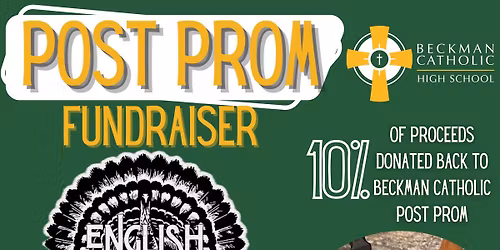 Post Prom Fundraiser - The English Pub