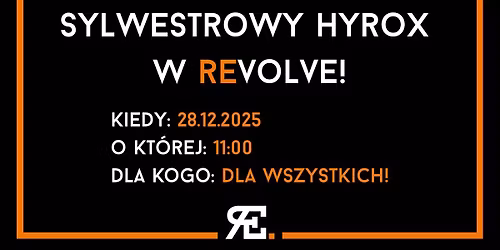Sylwestrowy HYROX w REvolve