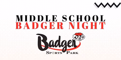 Middle School Badger Night