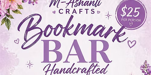 Bookmark Bar Handcrafted