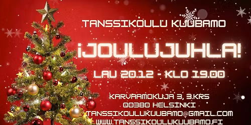 Joulujuhla - Tanssikoulu Kuubamo