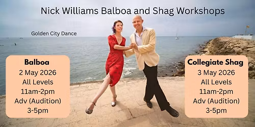 SF Balboa and Shag Workshops with Nick Williams