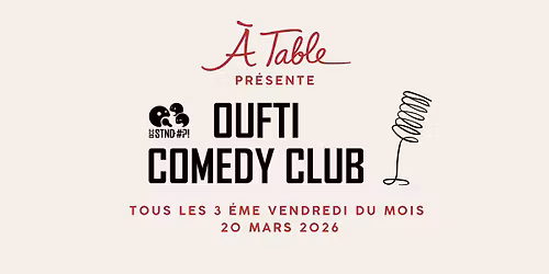 Soir\u00e9e Stand-Up | Li\u00e8ge - A Table !