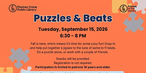 Puzzles and Beats @ North Quincy