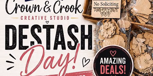 Crown & Crook Semi-Annual Destash Day