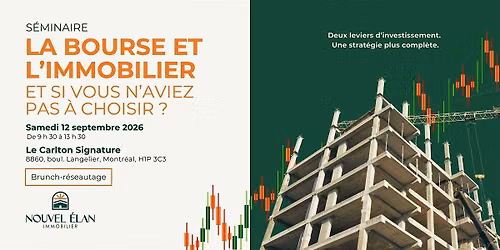 La bourse et l'immobilier: et si vous n'aviez pas \u00e0 choisir !