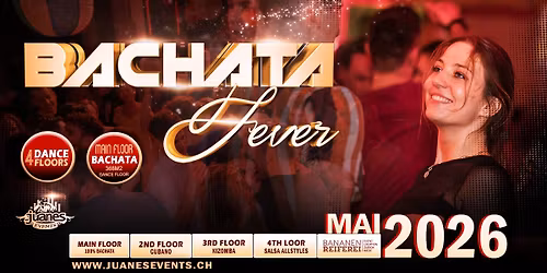 \ud83d\udd25 BACHATA FEVER \ud83d\udd25 2026 Top DJs - Workshops - Shows Bananenreiferei (4 Floors)