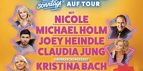 Immer wieder sonntags auf Tour - Die Sternstunde der Schlagerstars