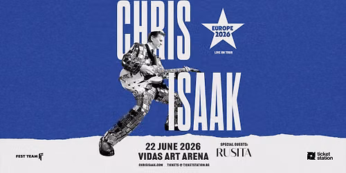 Chris Isaak @ Vidas Art Arena, 22.06.2026