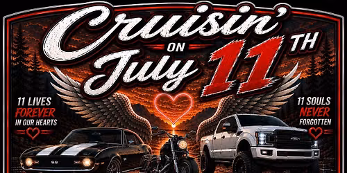 Cruising car show and cruise