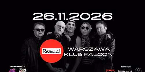 KONCERT REZERWAT | Klub Falcon Warszawa | 26.11.2026