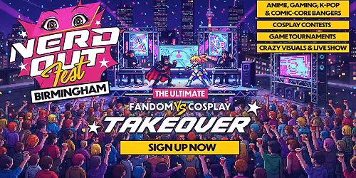NerdOut Fest Is Coming To Birmingham! 
