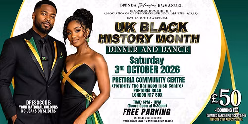 Black History Month 2026: Dinner & Dance Celebration
