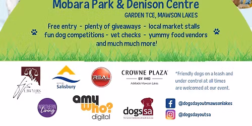 Dogs Day Out in Mawson Lakes 2026 - Free Entry! Biggest in SA!!