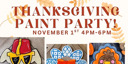 Thanksgiving Paint Party