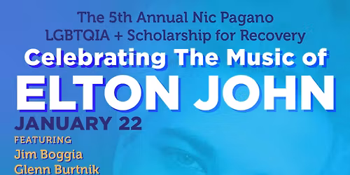 Nic Pagano LGBTQIA+ Scholarship for Recovery Concert at City Winery - New York City
