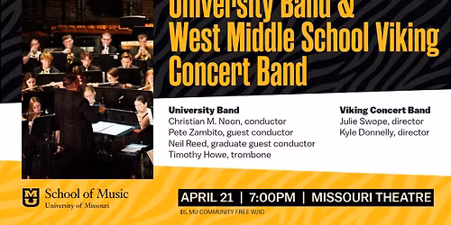 University Band & West Middle School Viking Concert Band 