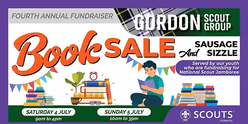 Gordon Scouts, Book Sale Fundraiser