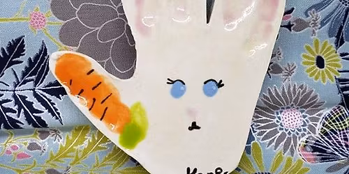 Clay Bunny Hand Print