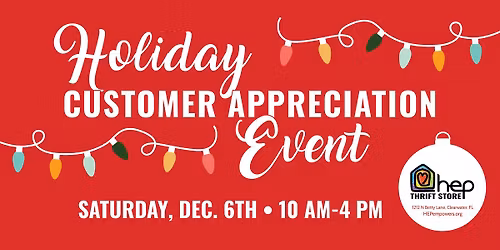 Holiday Customer Appreciation Event - 50% OFF STOREWIDE