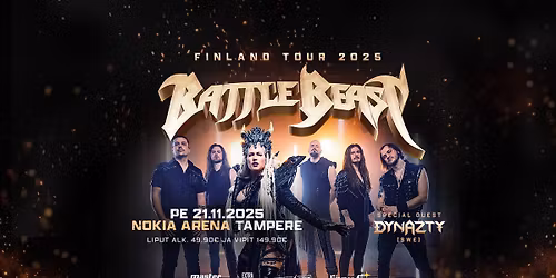 Battle Beast + Dynazty @ Nokia Arena, Tampere 21.11.2025