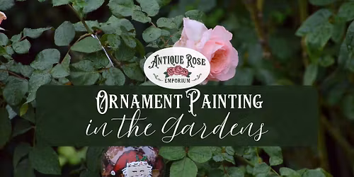 🎄✨ Ornament Painting Workshop ✨🎄